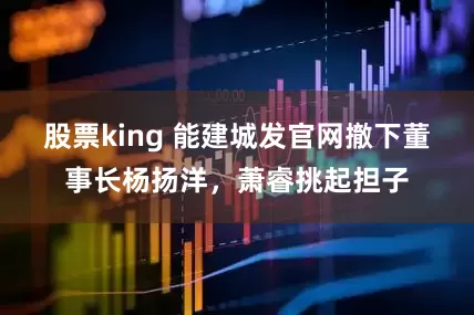股票king 能建城发官网撤下董事长杨扬洋，萧睿挑起担子